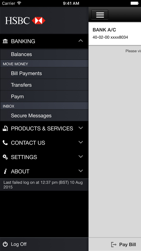 HSBC Mobile Banking iOS版