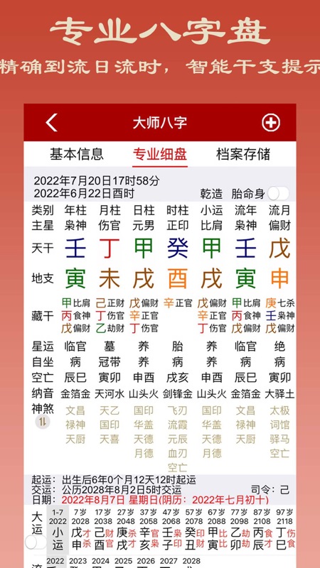 八字排盘精简版iOS版