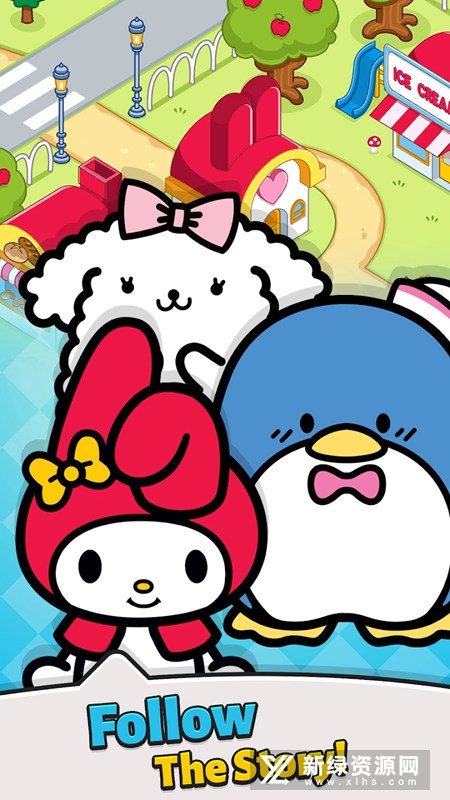 Hello Kitty合并小镇游戏