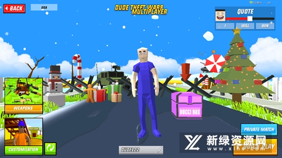 Dude Theft Wars盗贼战争模拟器无限金币版