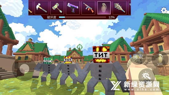 爆炸tnt方块沙盒oppo版
