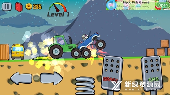 Hippo Monster Truck儿童怪物卡车游戏安卓版