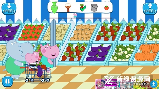 Kid Supermarket河马佩奇超市购物游戏手机版