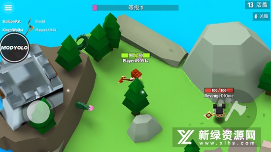 Axes.io刀光斧影内置菜单版