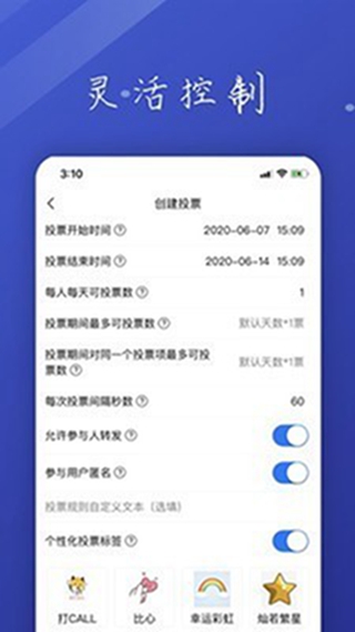 投票活动评选
