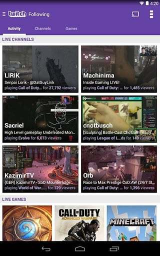 Twitch app