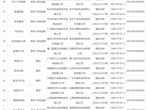 9月国产网络游戏审批信息发布 网易美股盘前涨超5%